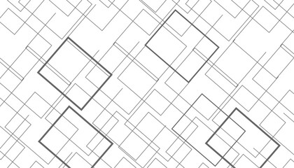 Geometric vector pattern, repeating thin linear square diamond shape and rectangle. Clean design for fabric wallpaper painted. Pattern is on swatches panel