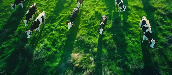 Fotobehang cow in farm © oswasa