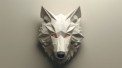 Geometric Wolf Head in Various Styles, To provide a versatile and visually striking wolf head design for various applications
