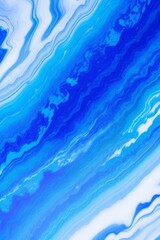 Fototapeta na wymiar Blue marble ink colorful pattern texture abstract background wallpaper