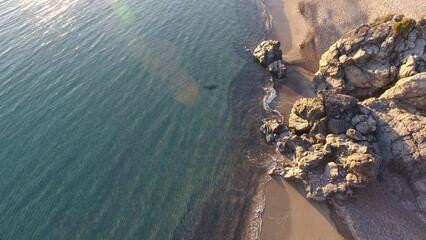 Marina di Camerota:  Spiaggia Lido del Poggio &ldquo;Lo Scoglio&rdquo;