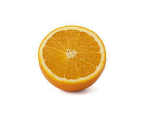 Orange slice isolated on white background Clipping Path