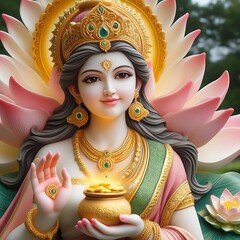 Goddess Laxmi portrait