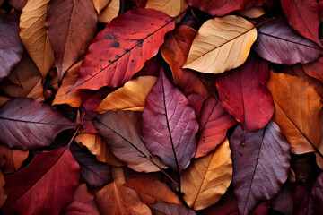 Crisp Autumn Leaves: A Symphony of Colors Signifying the Cycle of Life