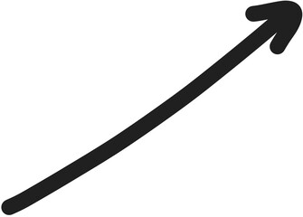 Black arrow element 