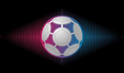 Modern soccer background. Soccer football design. Soccer ball vector illustration. Soccer football design for poster, banner background, and backdrop