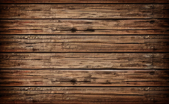 Antiguo fondo de madera con textura oscura grunge, la superficie de la antigua textura de madera marr&oacute;n, paneles de madera de teca de vista superior.