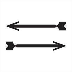 Left right arrows vector icon. Transfer arrows icon. 2 side arrow icon. vector illustration. EPS 10