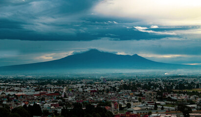Fototapeta na wymiar Cholula, Puebla: Discover the Magic of a Town with Ancient Mexican Pyramids