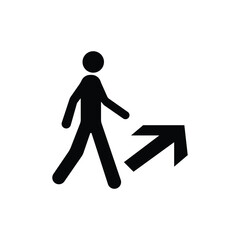 Proceed forward icon. Public information symbol modern, simple, vector, icon for website design, mobile app, ui. Vector Illustration