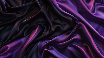 Fototapeta premium Black and Lilac silk background