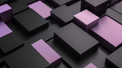 Black and Lilac abstract shape background presentation design. PowerPoint and Business background.