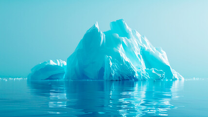 iceberg in the ocean.