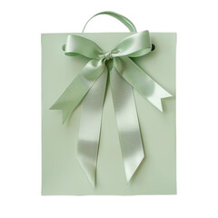 gift box with green bow