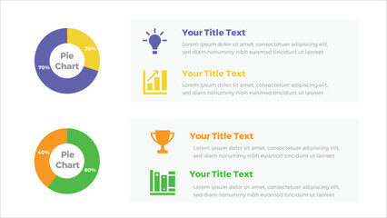 Percentage Data Pie Charts.. Editable Data pie Charts Infographic Elements, pie chart with icon, business elements and statistics with numbers.