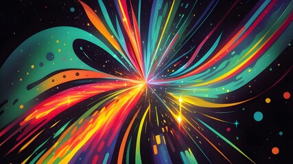 Abstract art wallpaper generated with ai