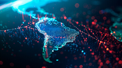 global network connection. technology of the global innovative concept