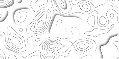Abstract lines background. Contour maps. Vector illustration. The stylized height of the topographic map contour in lines and contours isolated on transparent. technology topo landscape grid map text