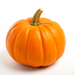 pumpkin on a white background сreated with Generative Ai
