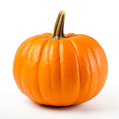 Obraz premium pumpkin on a white background сreated with Generative Ai
