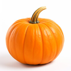 pumpkin on a white background сreated with Generative Ai