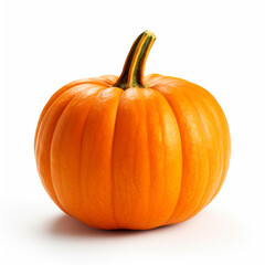 Obraz premium pumpkin on a white background сreated with Generative Ai