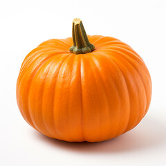 pumpkin on a white background сreated with Generative Ai