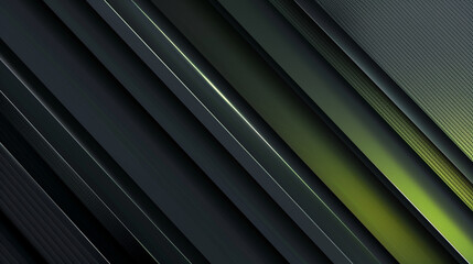 Black and Pista green with templates metal texture soft lines tech gradient abstract diagonal background 