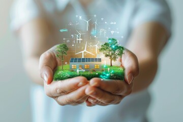 The Urban Revolution: Smart Building Designs and Compact Charging Solutions Leading the Way in Sustainable Living - obrazy, fototapety, plakaty