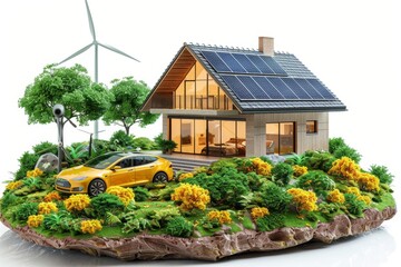 Pioneering Eco Conscious Urban Living: Advanced Design Solutions and Solar Power Integration in Modern Home Networks.
