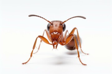 Resilient Red ant formica. Insect animal nature. Generate Ai