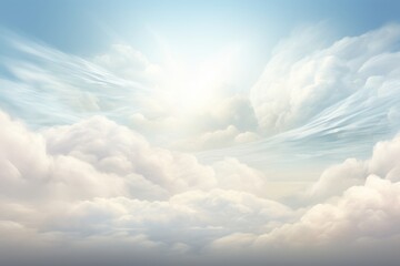 Veiling Translucent Altostratus Clouds Isolated on Transparent Background - obrazy, fototapety, plakaty