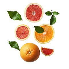 grapefruit and lime
