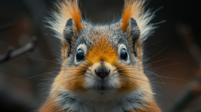 Cute and colorful squirrels found in the wild