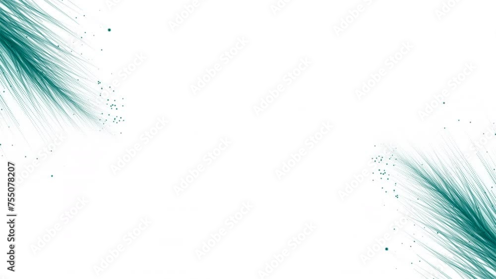 Poster abstract delicate feathers created by many narrow lines. motion. flying particles and sketch like dr