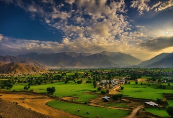 Obraz premium Eye Catching Beautiful View of Khyber Pakhtunkhwa 