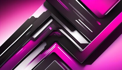 Abstract gaming black and magenta gradient background wallpaper, neon vibrant colors, gaming concept.