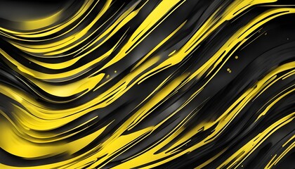 Abstract gaming black and yellow gradient background wallpaper., figures, vibrant colors