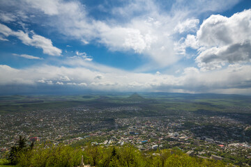 Fototapeta na wymiar Panoramic view of Pyatigorsk