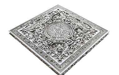 Elegant Haggadah Cover Design Isolated on Transparent Background PNG.