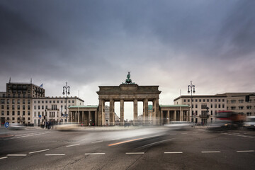 plaza de espana city Berlin  - obrazy, fototapety, plakaty