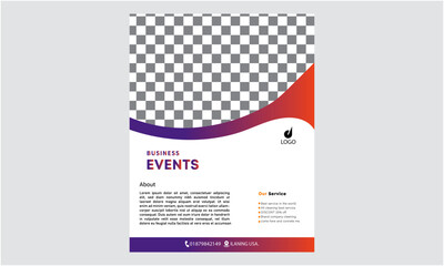 flyer design template for your business and company