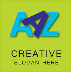 AAZ 3 Letter Logo Creative
