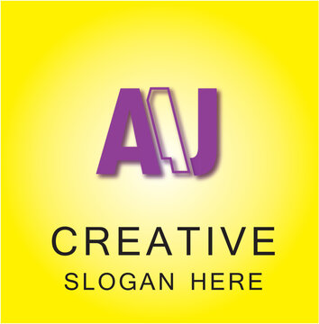 AAJ 3 Letter Logo Creative	