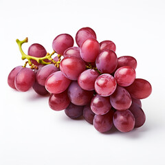 Fototapeta premium grapes, white background, professional photo сreated with Generative Ai