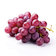 Fototapeta premium grapes, white background, professional photo сreated with Generative Ai