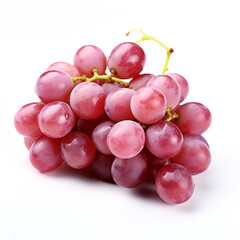 Fototapeta premium grapes, white background, professional photo сreated with Generative Ai