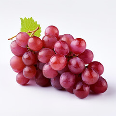 Fototapeta premium grapes, white background, professional photo сreated with Generative Ai