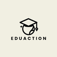 Hand drawn high school logo design