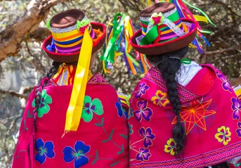 Deurstickers Dance in Peru © Galyna Andrushko